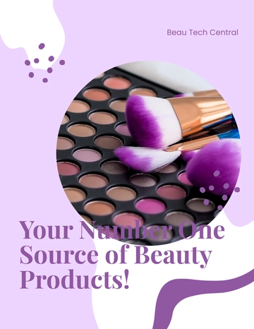 Free Beauty Product Flyer Template to Edit Online