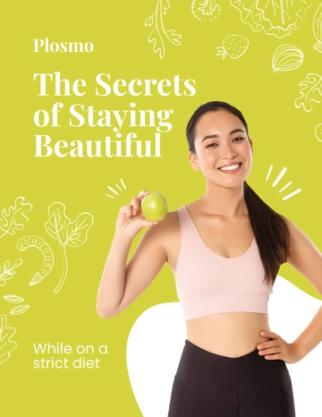 Free Beauty And Diet Flyer Template to Edit Online