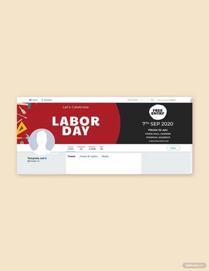 Labor Day Tumblr Profile Photo Template