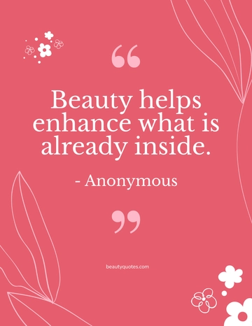 Free Beauty Quote Flyer Template to Edit Online