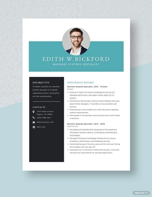 Business Systems Specialist Resume