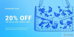 Fashion Sale Promotion Twitter Post Template