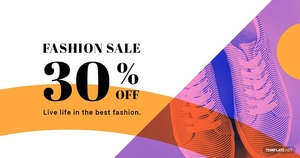 Elegant Fashion Sale Facebook post Template