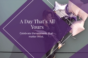 Free Happy Birthday Banner Template to Edit Online