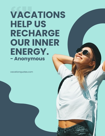Free Vacation Quote Flyer Template to Edit Online