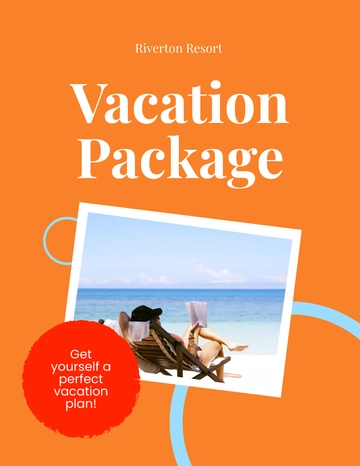 Free Vacation Package Flyer Template to Edit Online