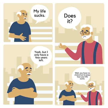 Free Life Comic Strip Temlate Template to Edit Online