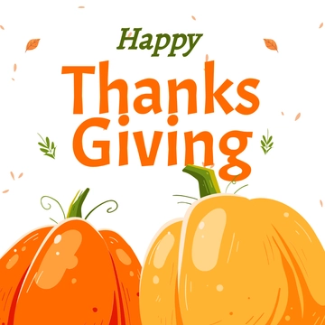 Free Thanksgiving Card Vector Template to Edit Online