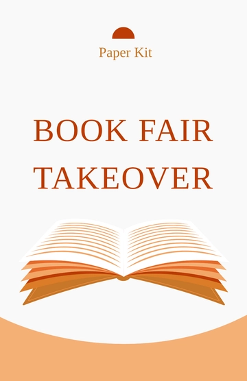 Free Book Fair Takeover Poster Template to Edit Online