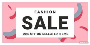 Modern Fashion Sale Blog Post Template