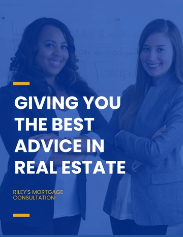 Free Mortgage Advisor Flyer Template to Edit Online