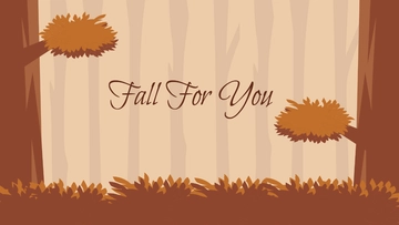 Free Fall Brown Wallpaper Template to Edit Online