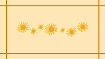 Free Minimalist Sunflower Background Template to Edit Online