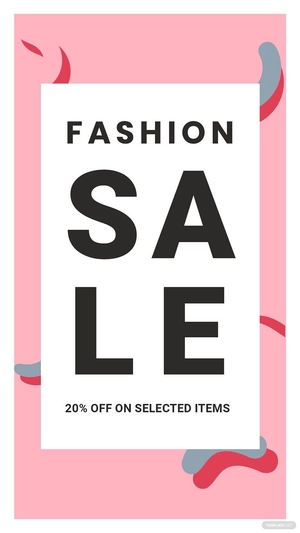 Modern Fashion Sale Whatsapp Post Template