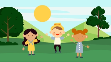 Free Kids Summer Background Template to Edit Online