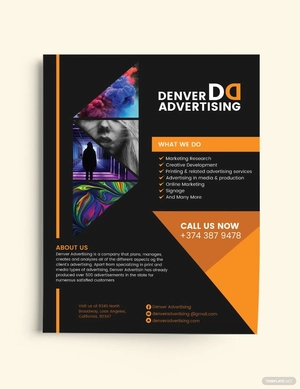 Advertisement Company Flyer Template