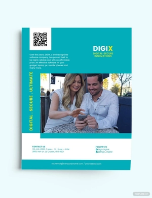 Application Software Flyer Template