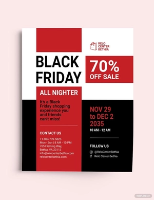 Black Friday Flyer Template