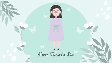 Free Cute Teacher's Day Background Template to Edit Online Free Cute Teacher's Day Background Template to Edit Online