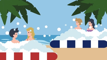 Free Foam Party Background Template to Edit Online