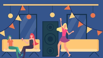 Free House Party Background Template to Edit Online
