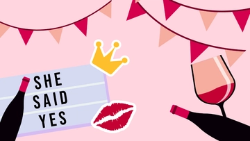 Free Bachelorette Party Background Template to Edit Online