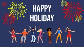 Free Holiday Party Background Template to Edit Online