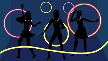 Free Neon Party Background Template to Edit Online