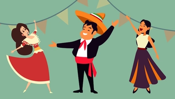 Free Mexican Party Background Template to Edit Online
