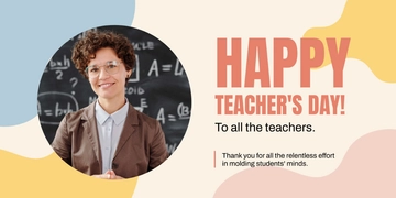 Free Sample Teachers Day Banner Template to Edit Online Free Sample Teachers Day Banner Template to Edit Online