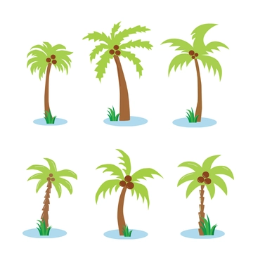 Free Palm Tree Clipart Template to Edit Online