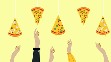 Free Pizza Party Background Template to Edit Online