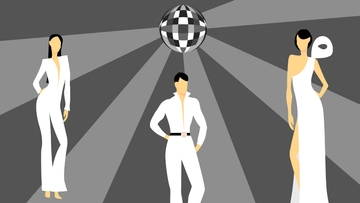 Free White Party Background Template to Edit Online