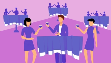 Free Purple Party Background Template to Edit Online