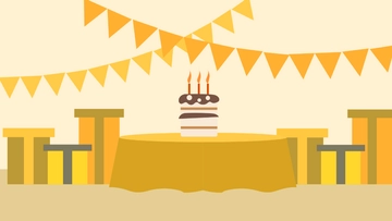 Free Yellow Party Background Template to Edit Online