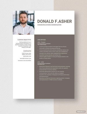 Communications Coordinator Resume