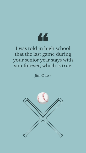 Free Jim Otto - Last High School Game Memories Stay Forever Meta Title Quote Template to Edit Online