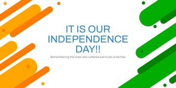 Free India Independence Day Sale Banner Template to Edit Online