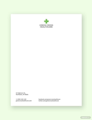 Healthcare Letterhead Template