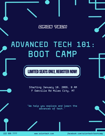 Free Indoor Boot Camp Flyer Template to Edit Online