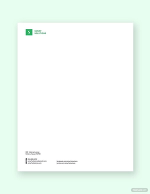Printable Small Business Letterhead Template