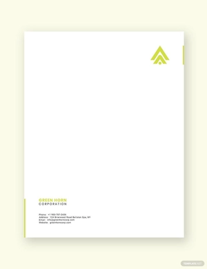 Simple Business Letterhead Template