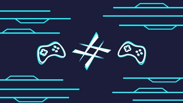 Free Neon Gaming Background Template to Edit Online