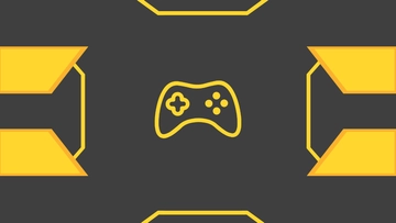 Free Yellow Gaming Background Template to Edit Online