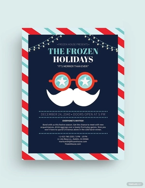 Beautiful Christmas party Flyer Template