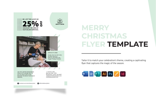Merry Christmas Flyer Template