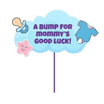 Free Baby Shower Cake Topper Template to Edit Online