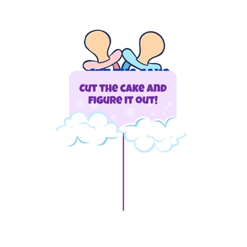 Free Boy Or Girl Cake Topper Template to Edit Online