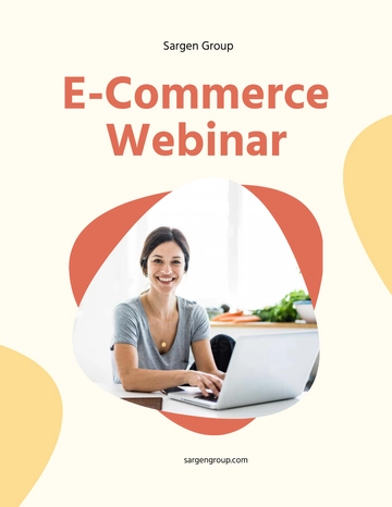 Free Webinar Promotion Flyer Template to Edit Online