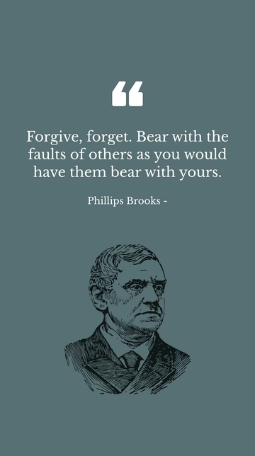 Free Forgive, Forget: Tolerate Faults Like Yours Quote Template to Edit Online